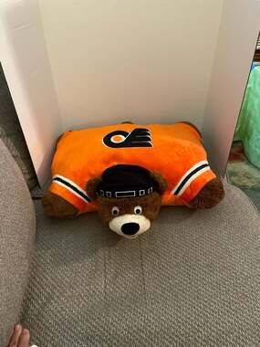NHL Philadelphia FLYERS Mascot Pillow Pets Bear Soft Plush